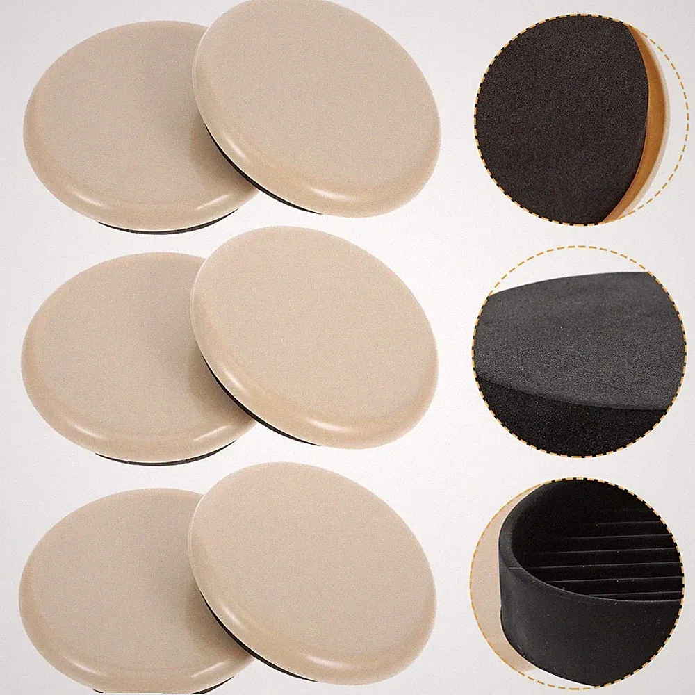 8 Pcs Furniture Slider Pads for Carpet Floor Desk Chair Furniture Use