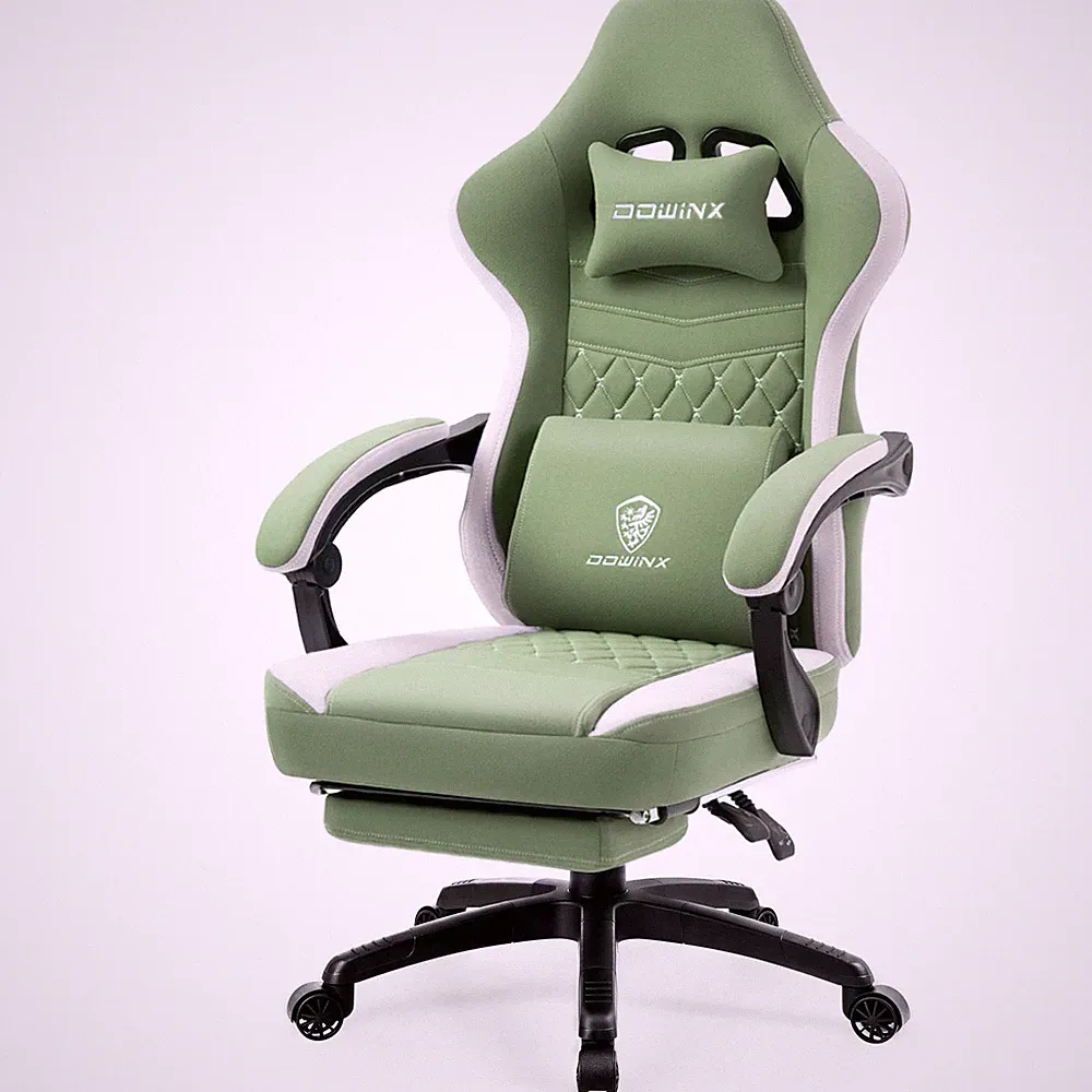 Dowinx Gaming Chair Breathable Fabric Game Chair with Gel Pad and Storage Bag...