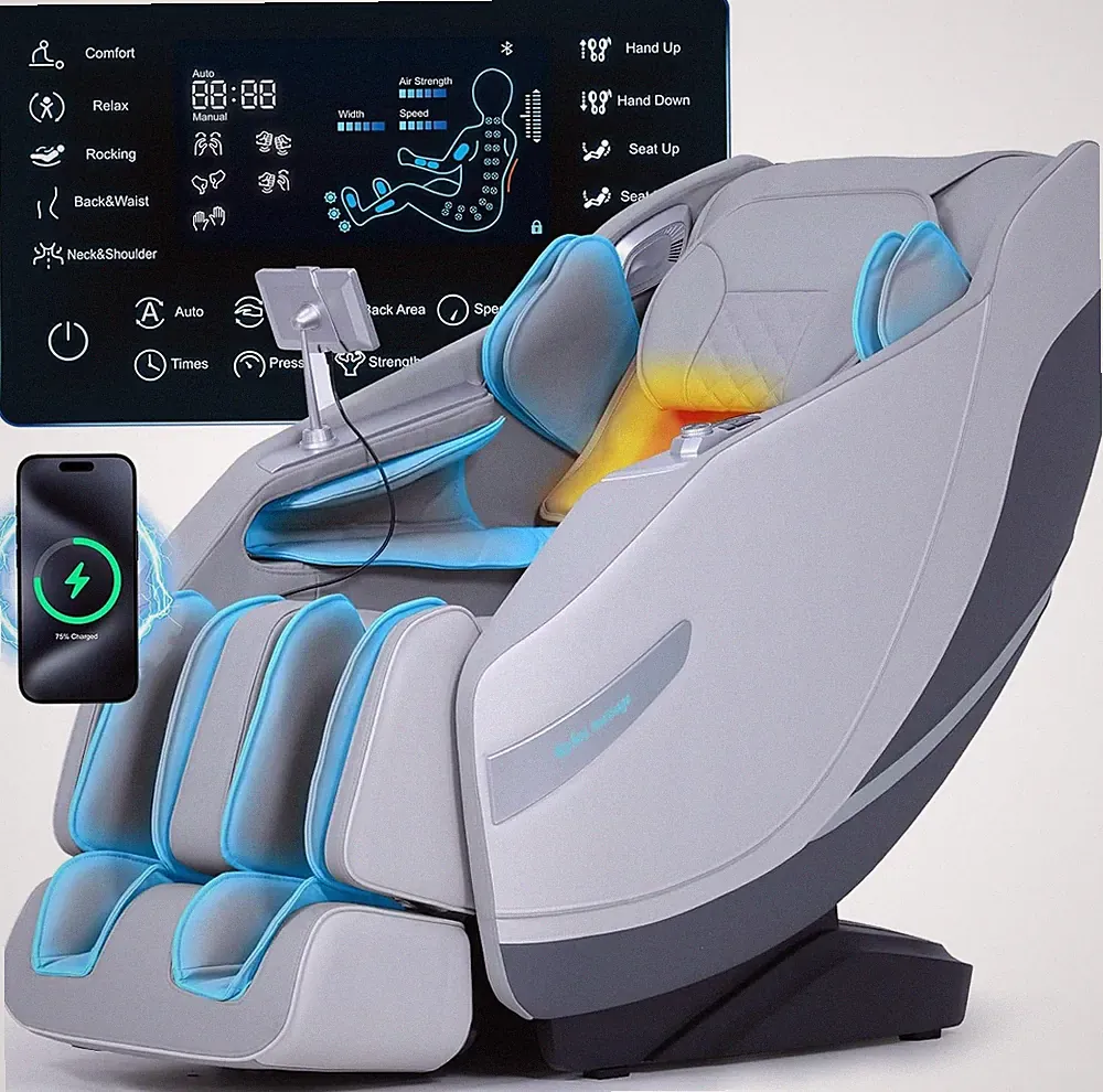 Full Body Zero Gravity, 3D ‌SL-Track Shiatsu Massage with Unique
