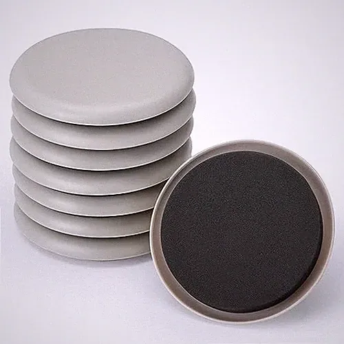 Furniture Sliders - 8 Pack, 3 1/2" Reusable Furniture Sliders for Carpet