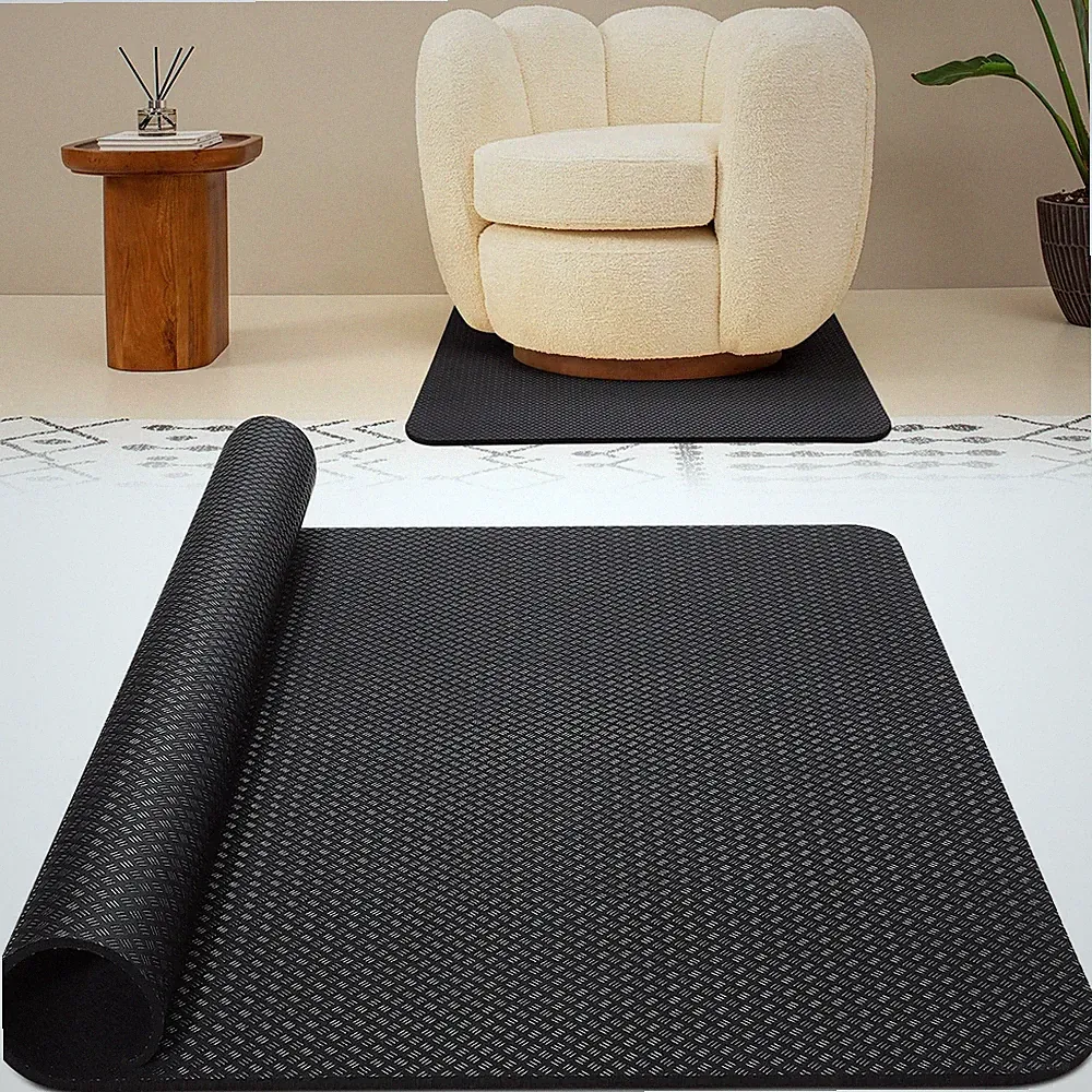 Recliner Pads for Hardwood Floors, 30" x 30" Square Non Slip Recliner Floor P...