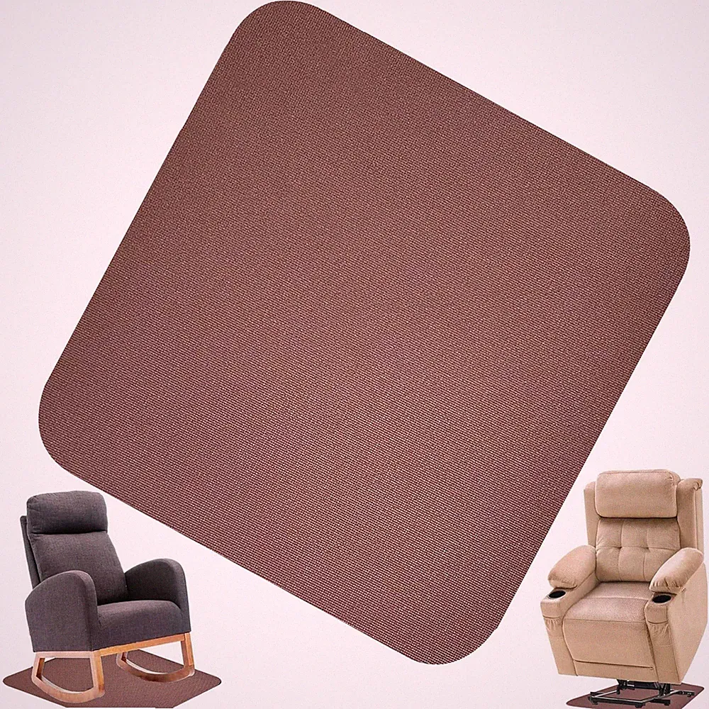 Recliner Pads for Hardwood Floors, Under Sq-Brown-30 "x30", Brown