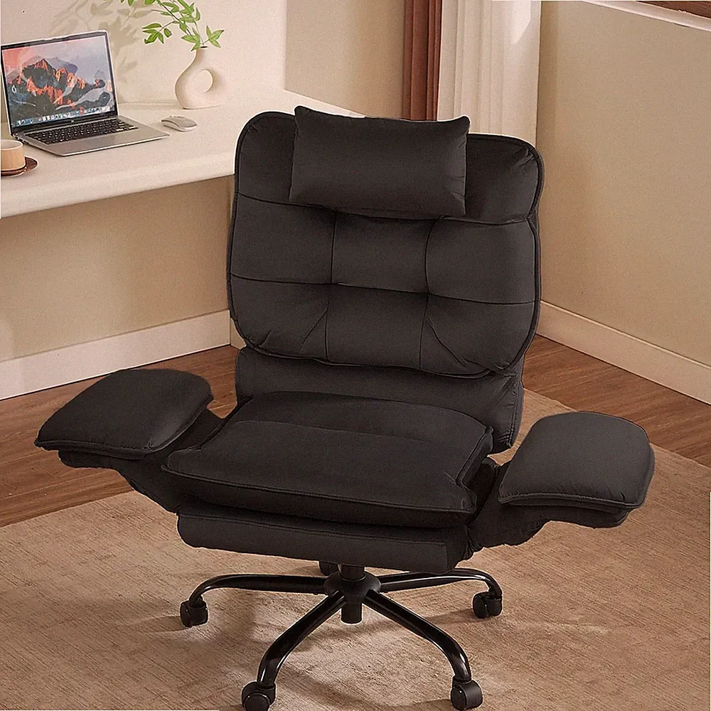 Reclining Criss Cross Executive Chair with Flip-Up Armrests & Side Pockets