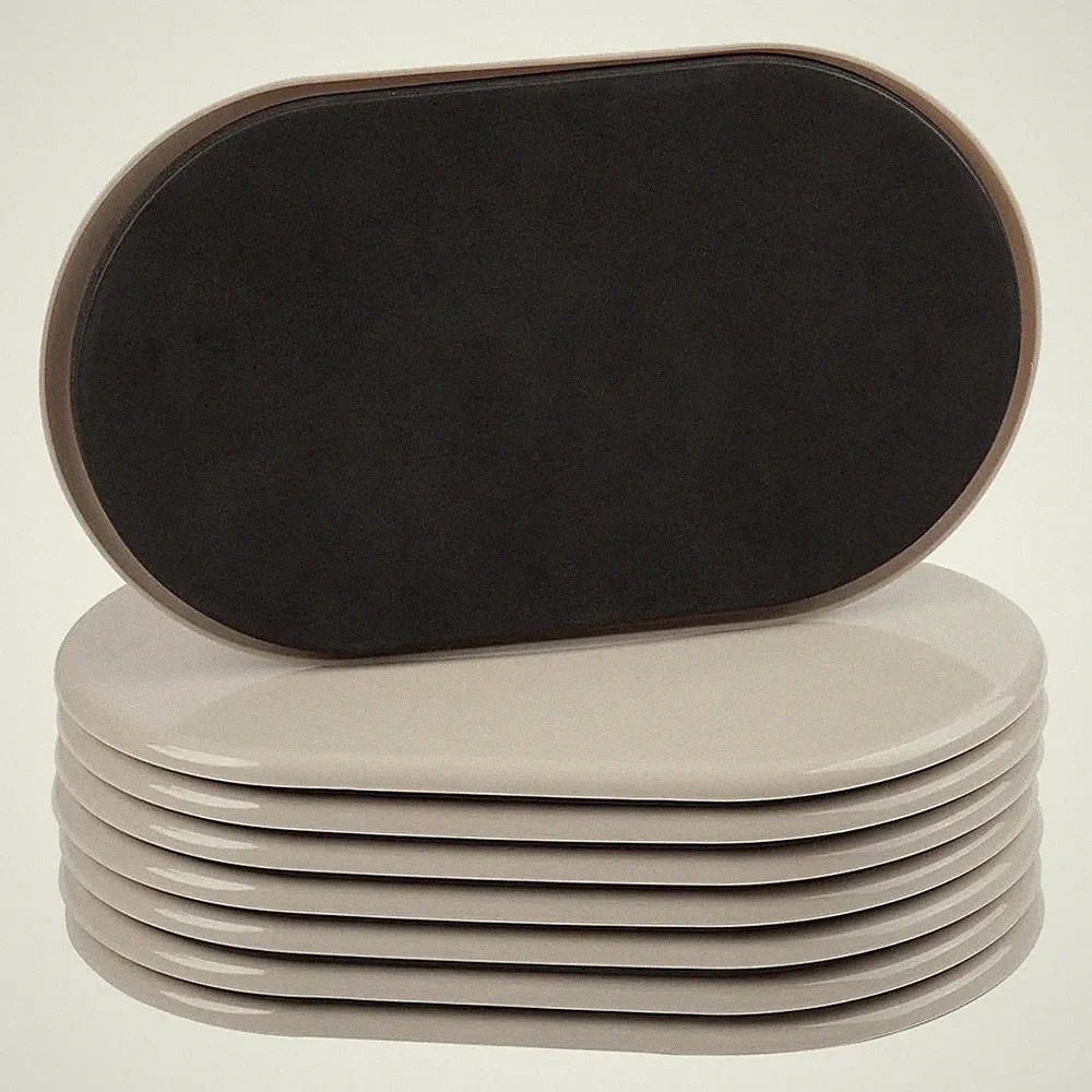 Reusable Sliders 8PCS 9-1/2" X 5-3/4" for Furniture Movement on Carpet1204